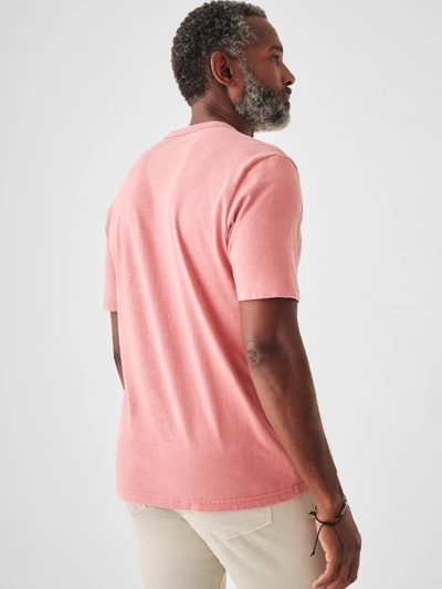 Shop Faherty Sunwashed Pocket T-shirt (tall) In Faded Flag
