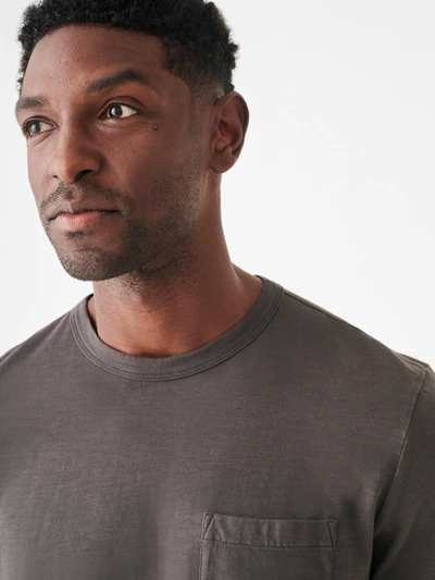 Faherty Sunwashed Pocket T-shirt (tall) In Washed Black