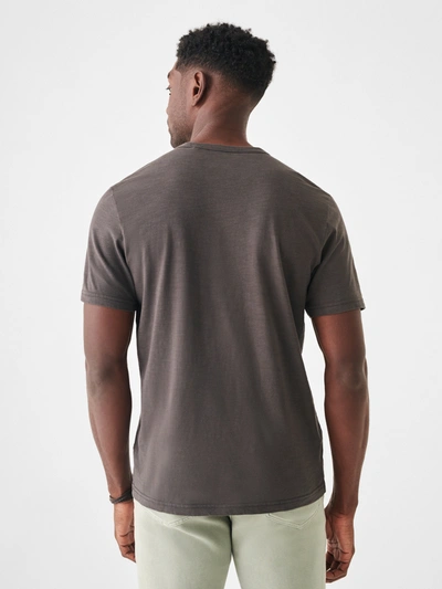 Shop Faherty Sunwashed Pocket T-shirt (tall) In Washed Black