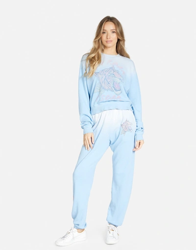 Lauren Moshi Chantria If I Roar In Ice Blue Ombre