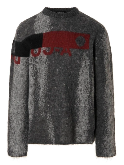 Shop A-cold-wall* 'sprayed Jaquard' Sweater In Gray