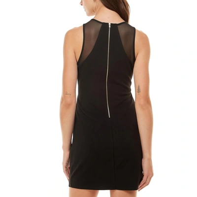 Shop Trixxi Juniors Womens Cut-out Short Mini Dress In Black