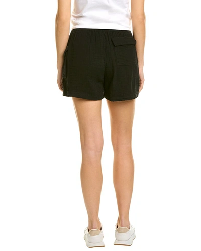 Shop Donni Gauze Short In Black