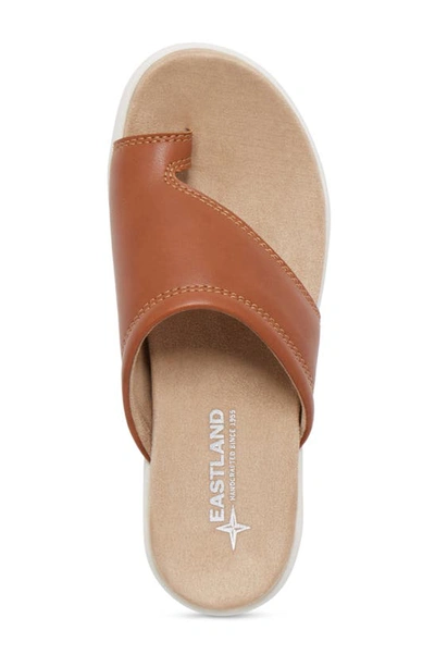 Eastland Dallas Slide Sandal In Tan