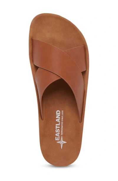 Eastland Samantha Slide Sandal In Tan