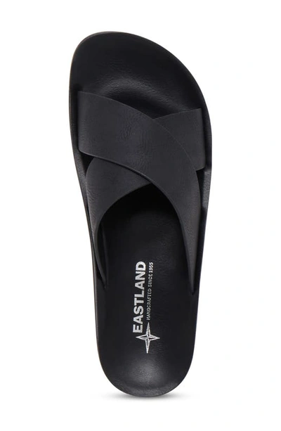 Shop Eastland Samantha Slide Sandal In Black