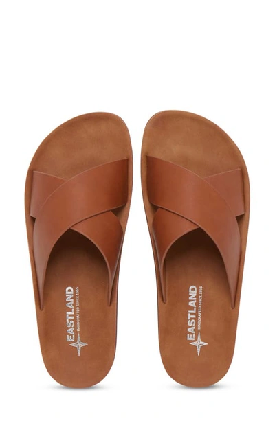 Eastland Samantha Slide Sandal In Tan