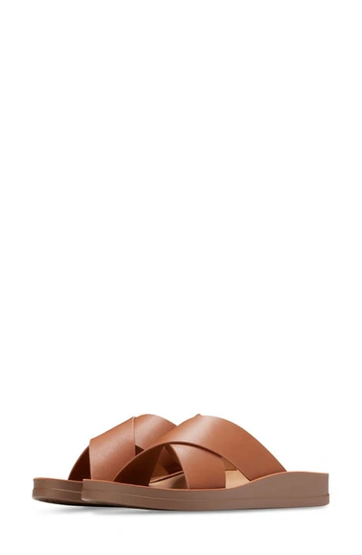 Eastland Samantha Slide Sandal In Tan