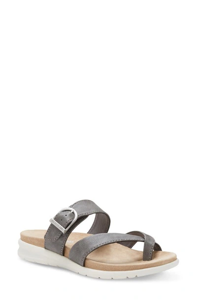 Shop Eastland Sienna Slide Sandal In Grey