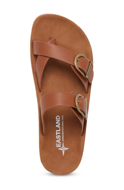 Shop Eastland Savannah Toe Loop Slide Sandal In Tan