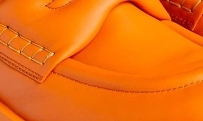 Shop Camperlab Mil 1978 Leather Loafer In Bright Orange