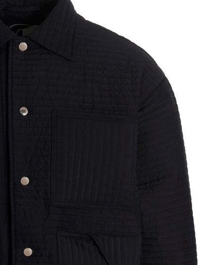 Shop Khrisjoy 'chore Quilted Stripes' Down Jacket