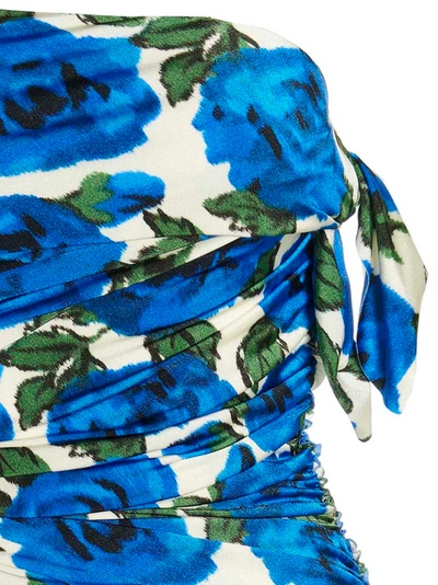 Philosophy Di Lorenzo Serafini Multicolor Flower Bloom Off-shoulder Top