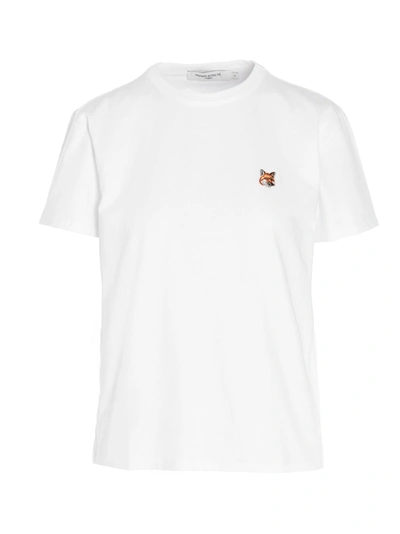 Shop Maison Kitsuné Fox Head T-shirt White