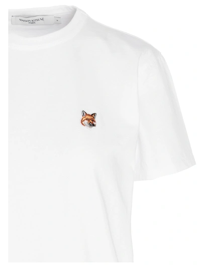 Shop Maison Kitsuné Fox Head T-shirt White
