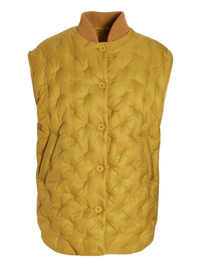 Sherpa Yellow Gang Reversible Bomber Jacket