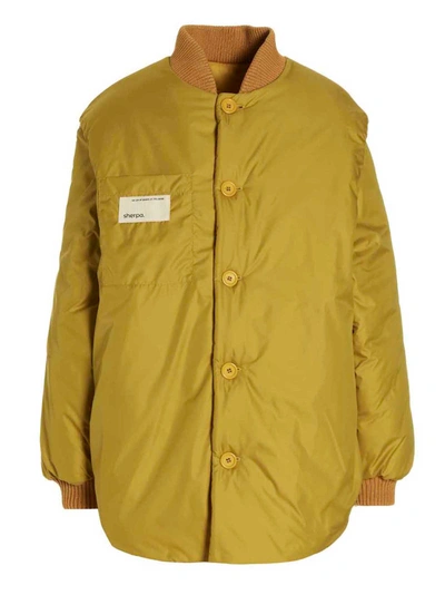 Sherpa Yellow Gang Reversible Bomber Jacket