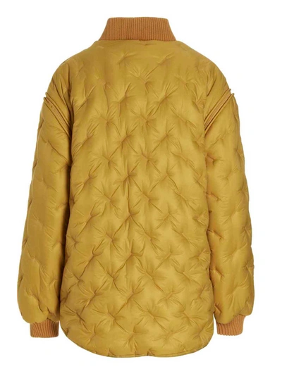 Sherpa Yellow Gang Reversible Bomber Jacket