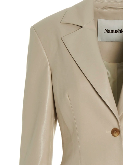 Shop Nanushka 'hathi' Blazer Jacket