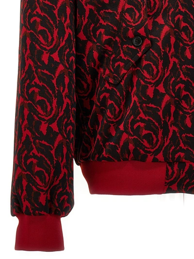 Baracuta Needle Jacquard Bomber Jacket