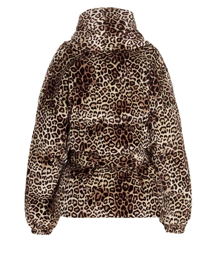 Shop Alexandre Vauthier 'leopard' Down Jacket