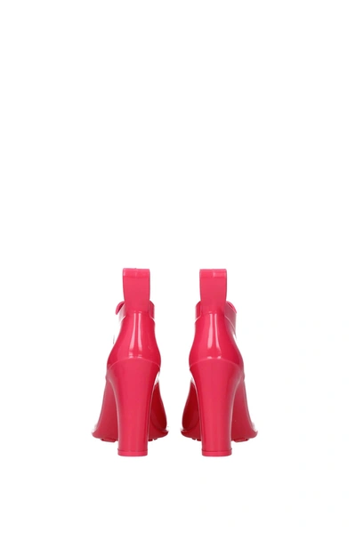Shop Bottega Veneta Ankle Boots Rubber Pink Lollypop