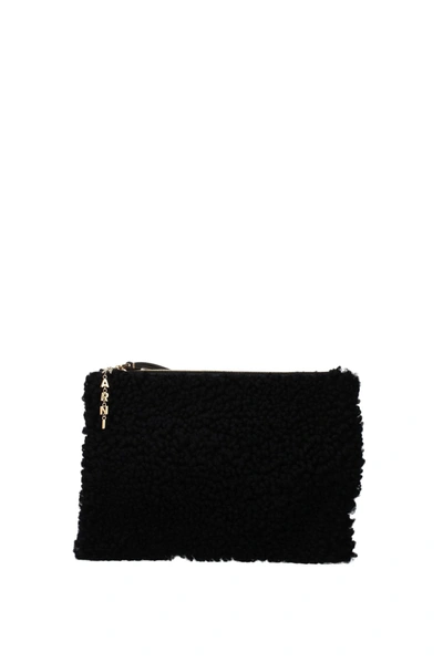 Mon Cheri Black Leather Clutch – Town & Shore Handcrafted