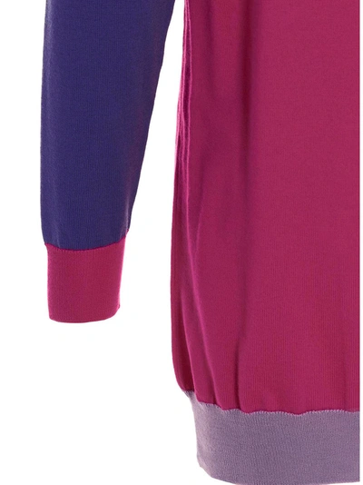 Shop Moschino Colorblock Logo Dress