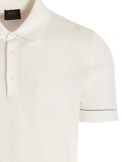 Shop Brioni Cotton Polo Shirt