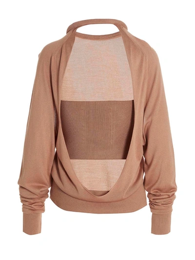 Ramael Cut Out Insert Top Sweater