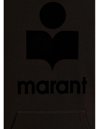 Shop Marant Flocked Logo Hoodie