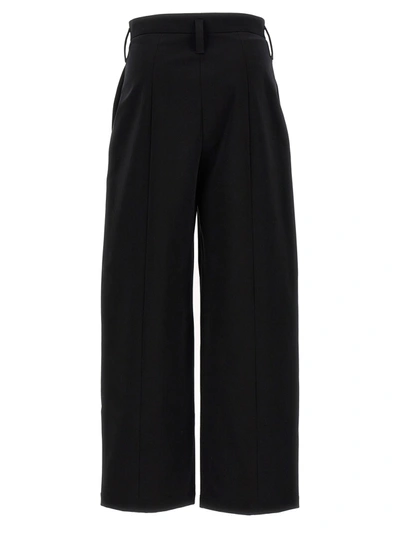 Philosophy Wide Leg Trousers With Cuffed Hem
