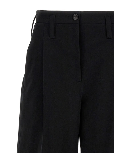 Philosophy Wide Leg Trousers With Cuffed Hem