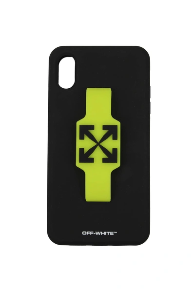 Shop Off-white Iphone Cover Iphone Xs Max Pvc Black