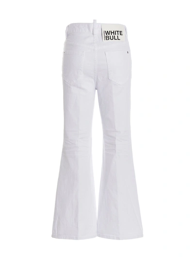 Shop Dsquared2 Jeans 'super Flared Cropped'