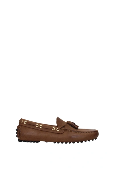 Shop Car Shoe Loafers Leather Brown Camel