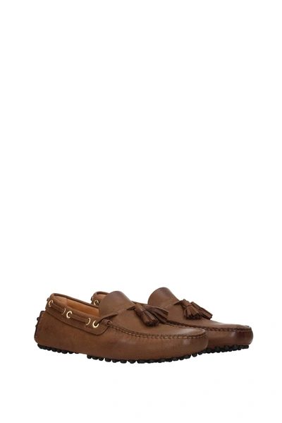 Shop Car Shoe Loafers Leather Brown Camel