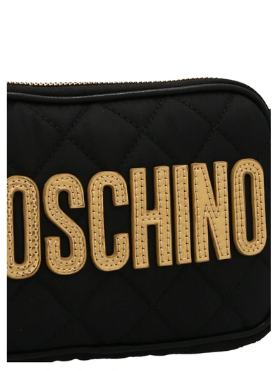 Shop Moschino Logo Crossbody Bag
