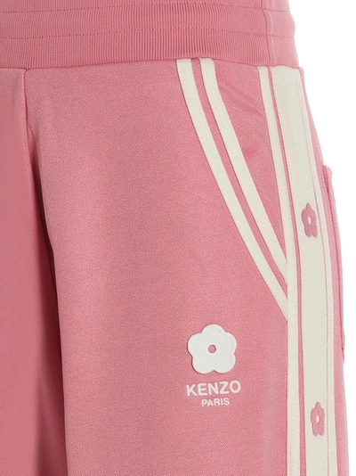Shop Kenzo Logo Embroidery Joggers