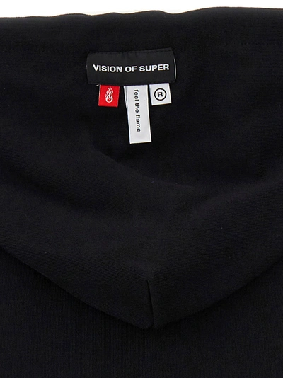 Shop Vision Of Super Logo Print Hoodie
