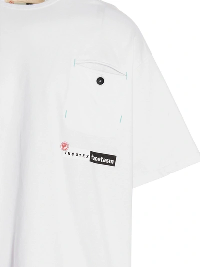 Incotex Red X Facetasm Logo Printed T-shirt