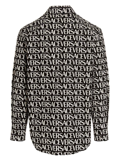 Shop Versace Logo Shirt