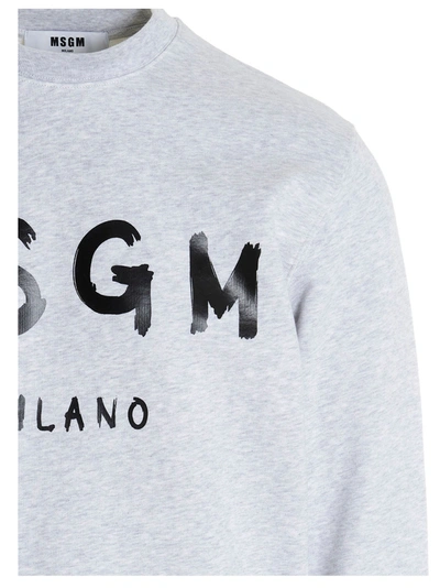 Shop Msgm Logo Sweatshirt