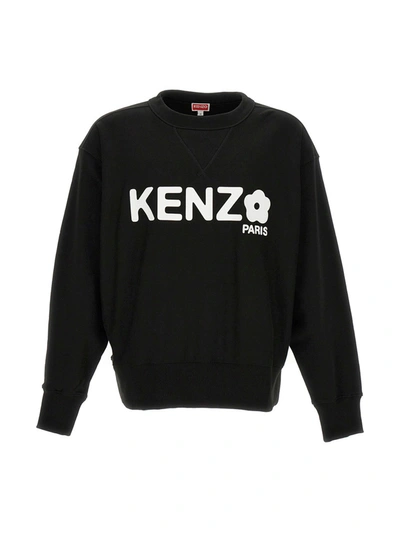 Shop Kenzo Logo Sweatshirt Black