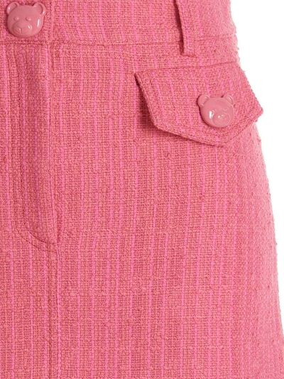 Shop Moschino Mini Tweed Skirt
