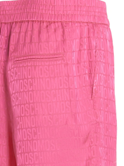 Shop Moschino Monogram Bermuda Shorts