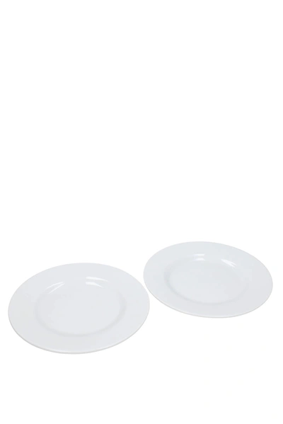 Shop Alessi Plates Set X 2 Porcelain White