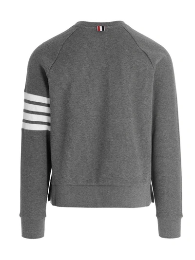 Shop Thom Browne Raglan Sleeve Sweatshirt