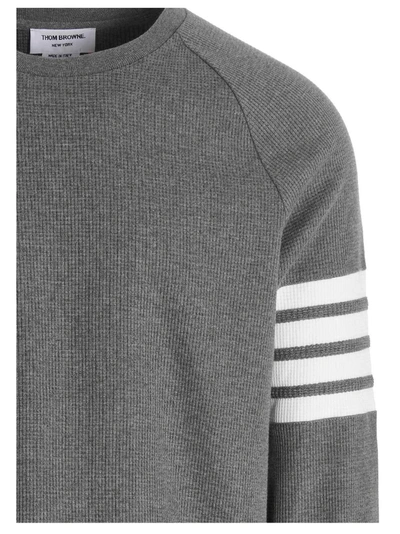 Shop Thom Browne Raglan Sleeve Sweatshirt