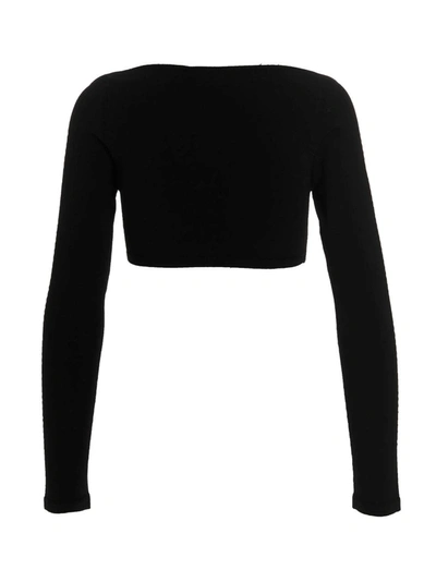 Shop Dsquared2 Ribbed Cropped Sweater